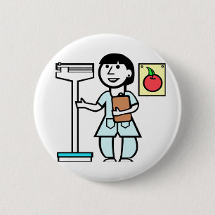 Macaron Rond 5 Cm Nutritionniste de bouton