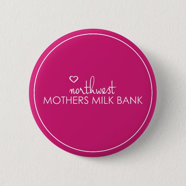 Macaron Rond 5 Cm NWMMB Circle Logo (Devant)