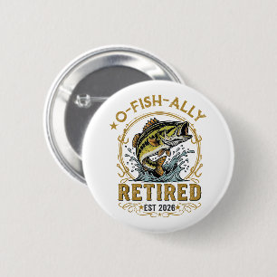 Macaron Rond 5 Cm O Fish Ally Retraité Depuis 2026 Retraite de Pêche