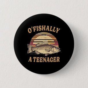 Macaron Rond 5 Cm Ô poissonnerie Un adolescent 13 ans Anniversaire d
