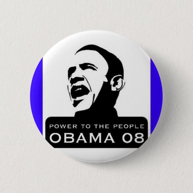 Macaron Rond 5 Cm obama (Devant)