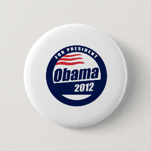 Macaron Rond 5 Cm Obama 2012