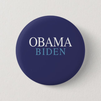 MACARON ROND 5 CM OBAMA / BIDEN 08