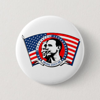 Macaron Rond 5 Cm Obama Biden 2008