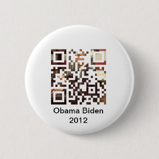 Macaron Rond 5 Cm Obama Biden 2012