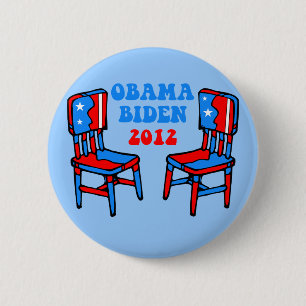 Macaron Rond 5 Cm Obama drôle Biden
