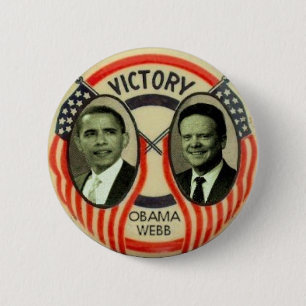 Macaron Rond 5 Cm Obama et Webb