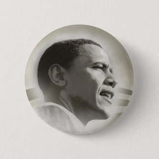 Macaron Rond 5 Cm Obama font face au bouton
