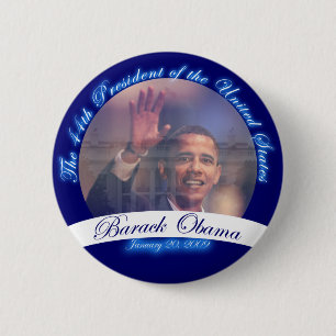 Macaron Rond 5 Cm Obama : Le quarante-quatrième Président