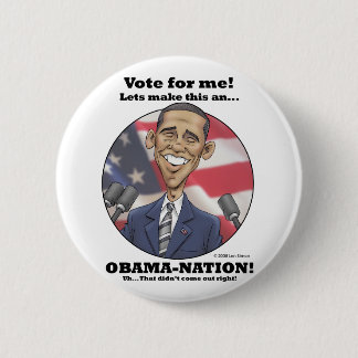 Macaron Rond 5 Cm Obama-Nation