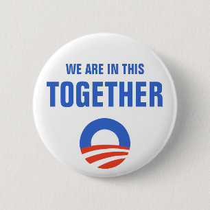 Macaron Rond 5 Cm Obama nous sommes en cela nous boutonnons ensemble