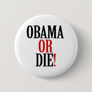 Macaron Rond 5 Cm Obama ou meurent