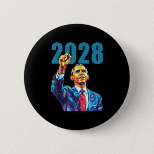 Macaron Rond 5 Cm Obama Pour Le Président 2028 Obama 48ème Président