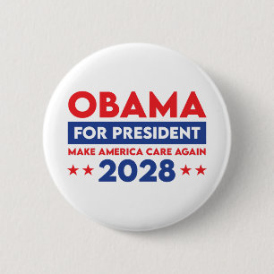 Macaron Rond 5 Cm Obama pour le président 2028 redonne aux Etats-Uni