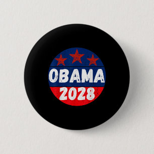 Macaron Rond 5 Cm Obama pour président 2028 Obama 2028 pour hommes