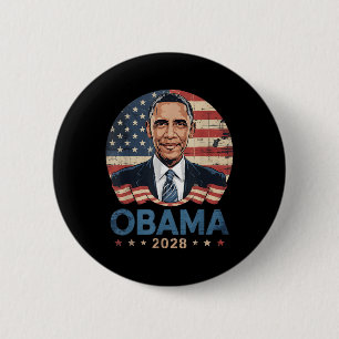 Macaron Rond 5 Cm Obama Président Vintage 2028 Obama _17
