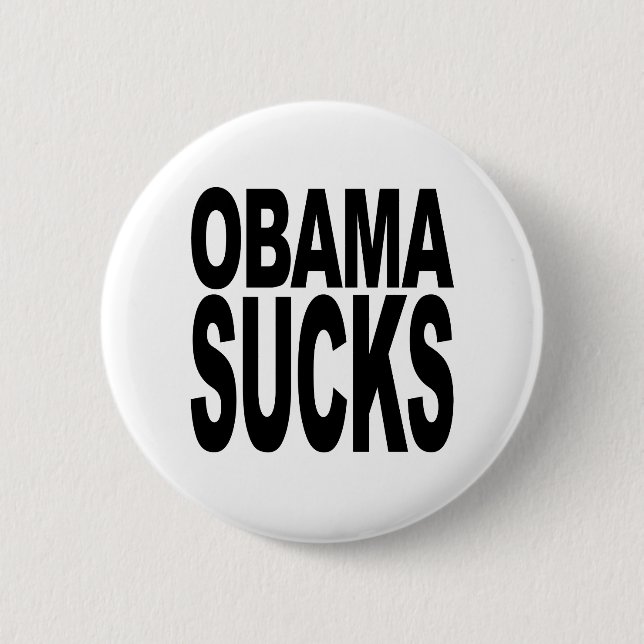 Macaron Rond 5 Cm Obama suce (Devant)