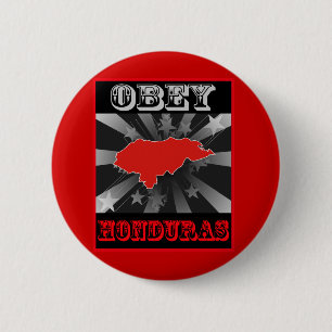 Macaron Rond 5 Cm Obéissez le Honduras