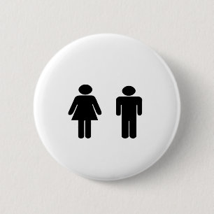 Macaron Rond 5 Cm Objets homme et femme