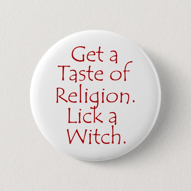 Macaron Rond 5 Cm Obtenez un goût de religion (Devant)