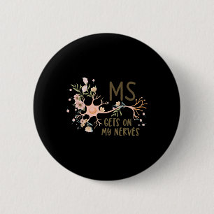 Macaron Rond 5 Cm Obtient Sur Mes Nerves Multiples Sclérose Sensibil