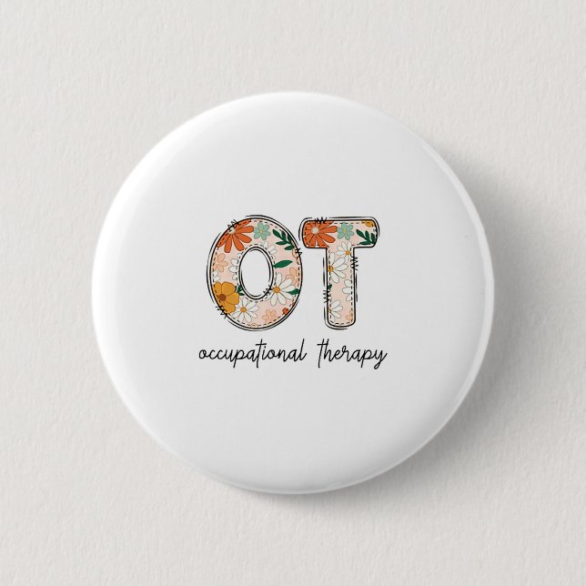 Macaron Rond 5 Cm Occupational Therapy Ot Therast Ot Month  (Devant)