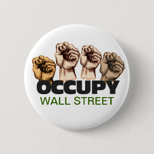 Macaron Rond 5 Cm Occupez Wall Street
