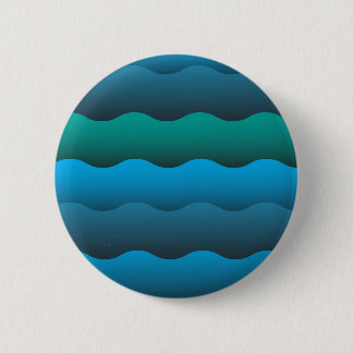 Macaron Rond 5 Cm Ocean Waves