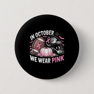 Macaron Rond 5 Cm Octobre Nous Portons Des Prix Du Cancer Du Sein Ro