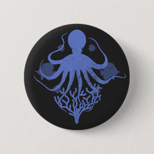 Macaron Rond 5 Cm Octopus
