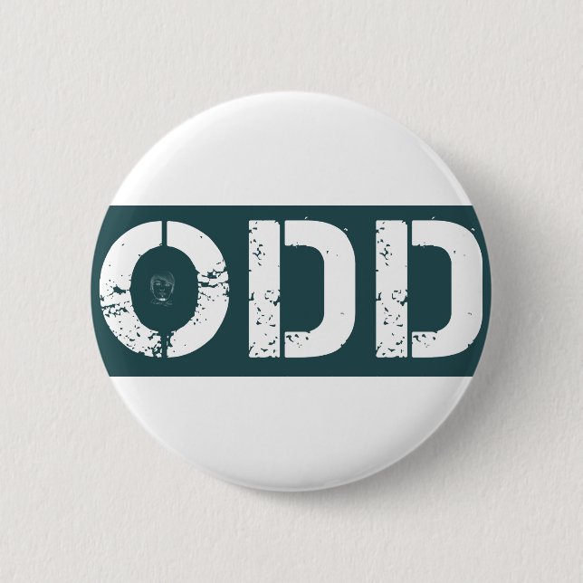 Macaron Rond 5 Cm ODD Button (Devant)