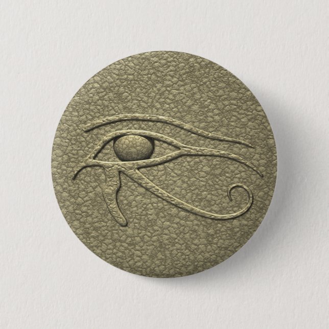 Macaron Rond 5 Cm Oeil de Ra (Devant)