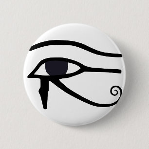 MACARON ROND 5 CM OEIL ÉGYPTIEN DE HORUS