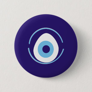 Macaron Rond 5 Cm Oeil mauvais