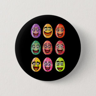Macaron Rond 5 Cm OEufs de Pâques Famille Correspondant Groupe de Pâ