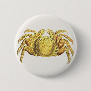 Macaron Rond 5 Cm Œuvre d'art côtière nautique vintage représentant