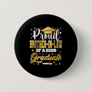 Macaron Rond 5 Cm Œuvre d'art de diplômé en droit de frère fier 2026