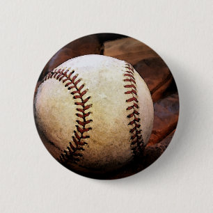 Macaron Rond 5 Cm Oeuvre De Baseball
