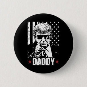 Macaron Rond 5 Cm Officiel 2025 Trump Daddy Officiel 2025 Trump Dadd