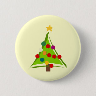 Macaron Rond 5 Cm Oh Christmas Tree Tshirts et cadeaux