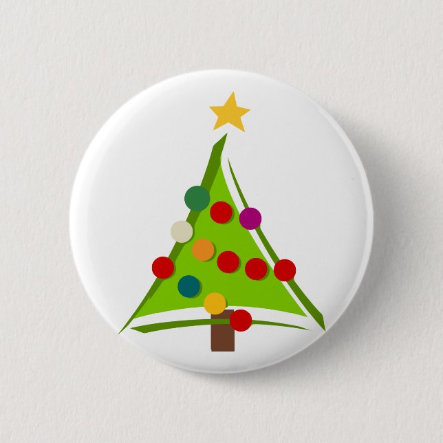 Macaron Rond 5 Cm Oh Christmas Tree Tshirts et cadeaux (Devant)