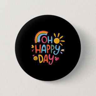 Macaron Rond 5 Cm Oh Happy Day
