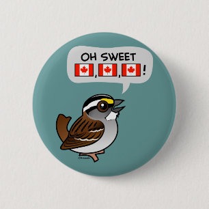 Macaron Rond 5 Cm Oh le Canada doux
