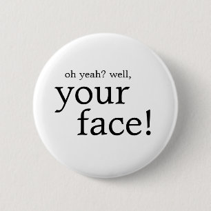 Macaron Rond 5 Cm Oh ouais bouton