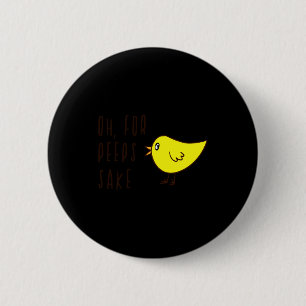 Macaron Rond 5 Cm Oh Pour L'amour D'un Mignon Adorable Poussin De Pâ