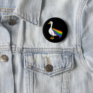 Macaron Rond 5 Cm Oie arc-en-ciel Fierté LGBTQ Gay Transgenre LGBTQ+