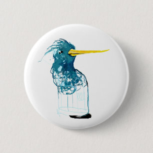 Macaron Rond 5 Cm Oiseau