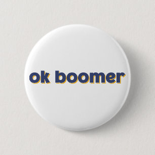 Macaron Rond 5 Cm Ok Boomer.