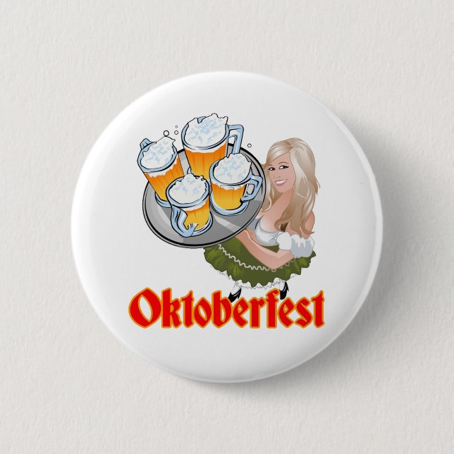 Macaron Rond 5 Cm Oktoberfest (Devant)