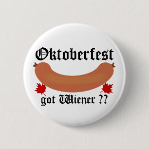 Macaron Rond 5 Cm Oktoberfest a obtenu la saucisse ? Bouton
